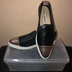 Karl Lagerfeld Paris Cap-Toe Loafers
 size 7.5 new shoes. New with no box.